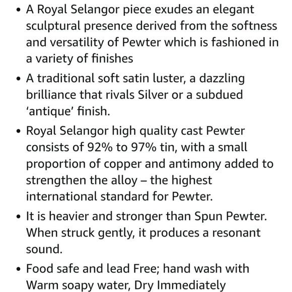 Royal Selangor Medallion Pewter and Wood Ice Buxket - Picture 5 of 16